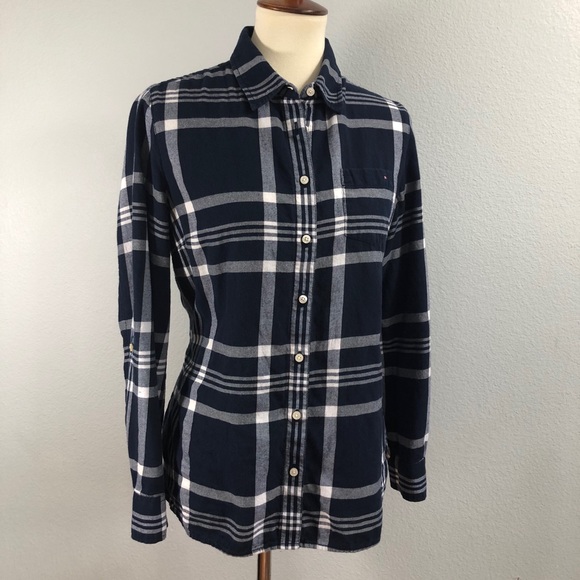 Tommy Hilfiger Plaid Long Sleeve Button Down - Picture 2 of 6